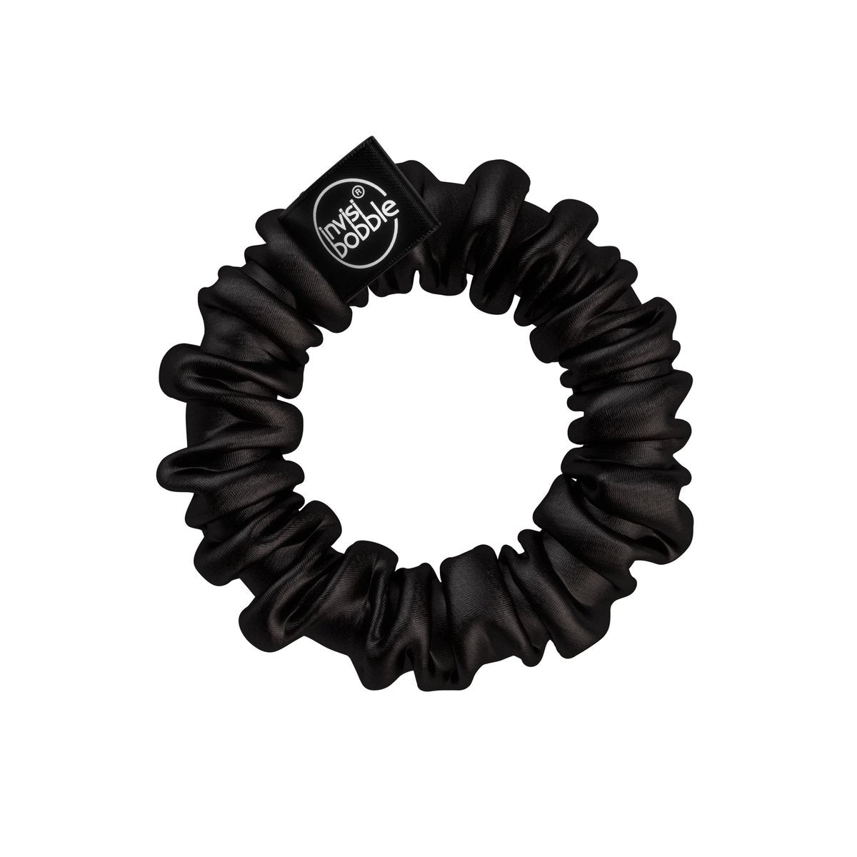 invisibobble Sprunchie Slim Spiral Hair Ring – True Black & True Golden (2 Pack) – Gentle Scrunchie Bracelet for Women & Teens, Strong Grip for Thick Hair Avelisse