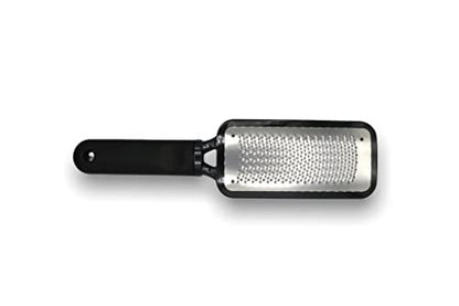 DreamCut Foot File Callus Remover - Surgical Grade Stainless Steel Pedicure Rasp for Wet or Dry Feet, Professional Foot Care Tool to Remove Hard Skin, Black, 1 Count