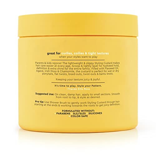 PATTERN Beauty by Tracee Ellis Ross Styling Custard - 15 Fl Oz - Best for Curlies, Coilies and Tight-Textured Hair (3a-4c) Avelisse