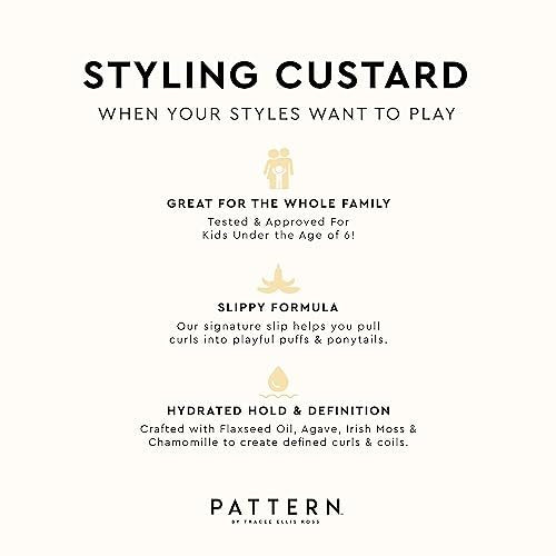 PATTERN Beauty by Tracee Ellis Ross Styling Custard - 15 Fl Oz - Best for Curlies, Coilies and Tight-Textured Hair (3a-4c) Avelisse