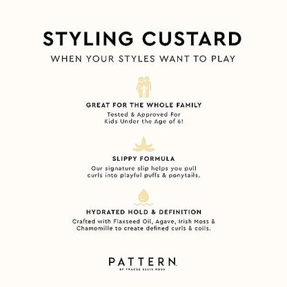 PATTERN Beauty by Tracee Ellis Ross Styling Custard - 15 Fl Oz - Best for Curlies, Coilies and Tight-Textured Hair (3a-4c) Avelisse