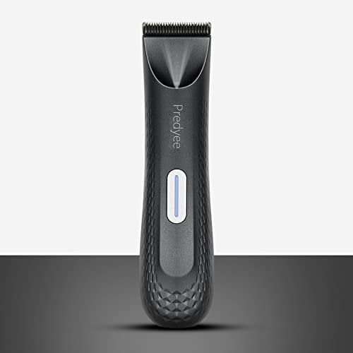 Predyee Ball Trimmer for Men – Manscaping Body Hair Trimmer, Pubic Hair & Groin Groomer, Waterproof, LED Light, USB-C Rechargeable, No Nicks Avelisse