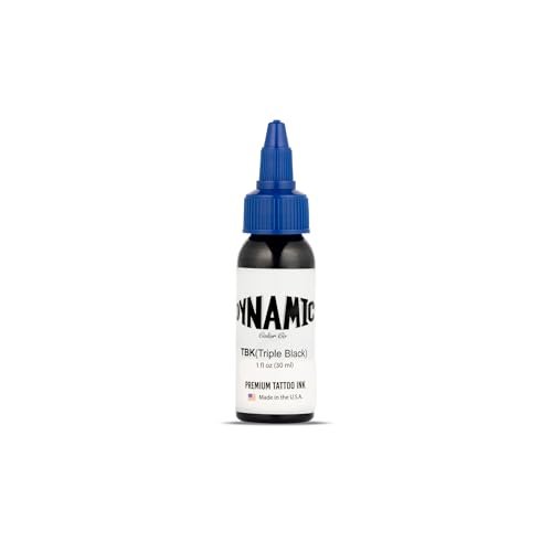 Dynamic Color Co Triple Black Ink Bottle 1oz – Professional Tattoo Ink - görsel 2