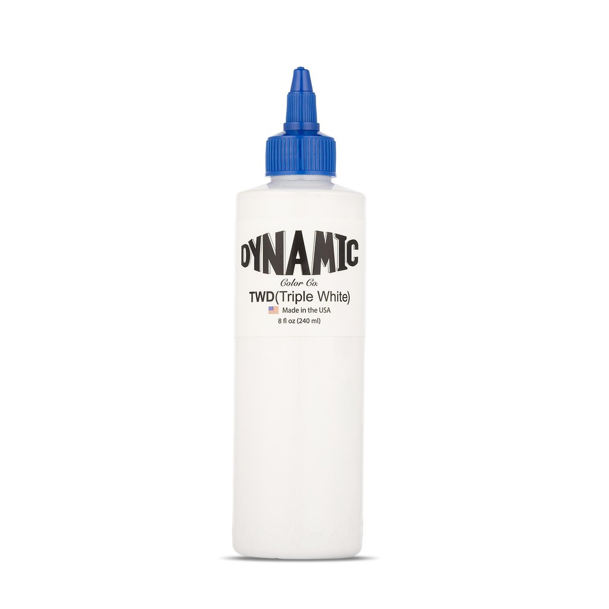 Dynamic Color Co Triple White Tattoo Ink – Sterilized 8 oz Bottle, Made in USA Avelisse