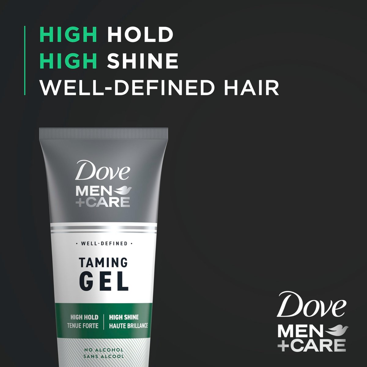 DOVE MEN + CARE Styling Gel 3 Count – Strong Hold Hair Gel for Thicker, Healthier Looking Hair, 7 oz Each Avelisse