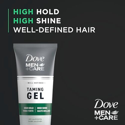 DOVE MEN + CARE Styling Gel 3 Count – Strong Hold Hair Gel for Thicker, Healthier Looking Hair, 7 oz Each Avelisse