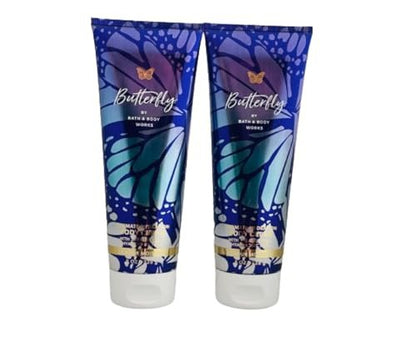 Bath & Body Works Butterfly Body Cream Ultimate Hydration Gift Set for Women - 2 Pack, 8 oz Each Avelisse