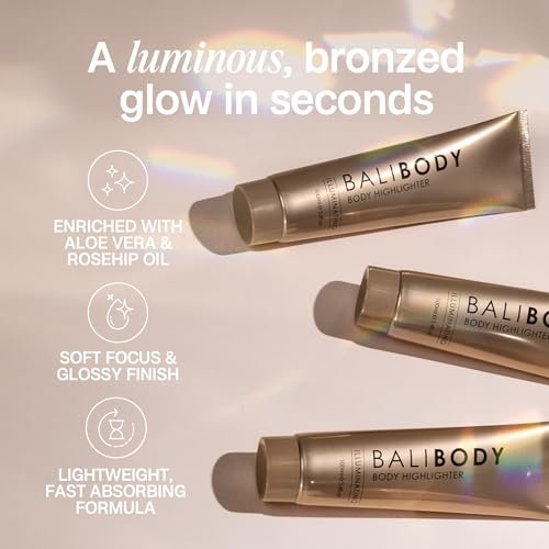Bali Body Body Highlighter – Shimmering Luminizer with Hydrating Light-Reflecting Technology for All Skin Types (100 ml) - görsel 10