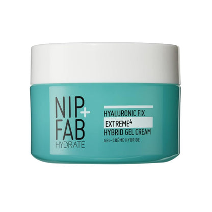 Nip + Fab 2% Hyaluronic Acid Gel Cream – Anti-Aging Hydrating Face Moisturizer for Fine Lines & Wrinkles, Skin-Plumping, 50ml