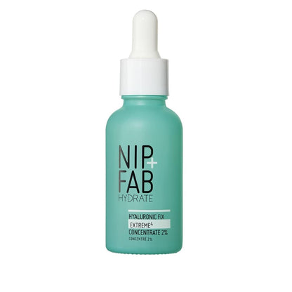 Nip + Fab Hyaluronic Fix Extreme 4 2% Concentrate - Daily Hydrating Face Serum for Dewy, Plumped Skin (30ml) Avelisse
