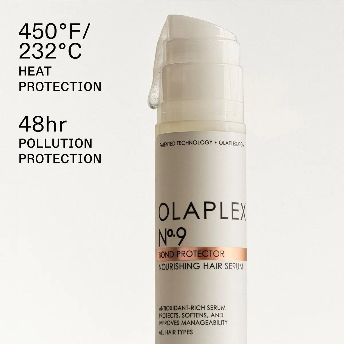 Olaplex Nº. 9 Bond Protector Nourishing Hair Serum & Heat Protectant - 3 Fl Oz Avelisse