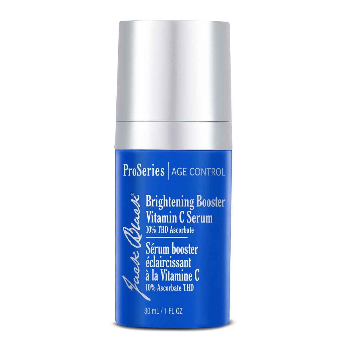 Jack Black Brightening Booster Vitamin C Serum – 1 oz. Daily Radiance & Dark Spot Corrector Avelisse