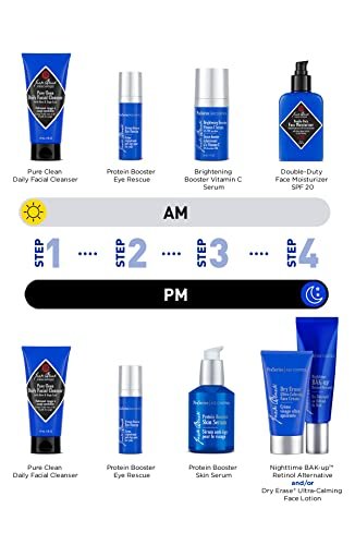 Jack Black Brightening Booster Vitamin C Serum – 1 oz. Daily Radiance & Dark Spot Corrector Avelisse