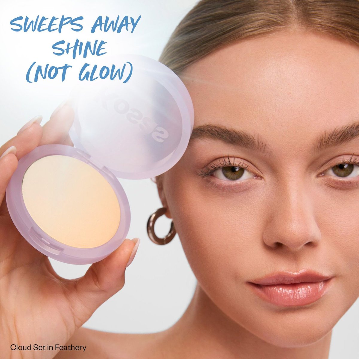 Kosas Cloud Set Baked Setting Powder - Feathery Sheer Light Medium - Shine Control & Soft Natural Finish Avelisse