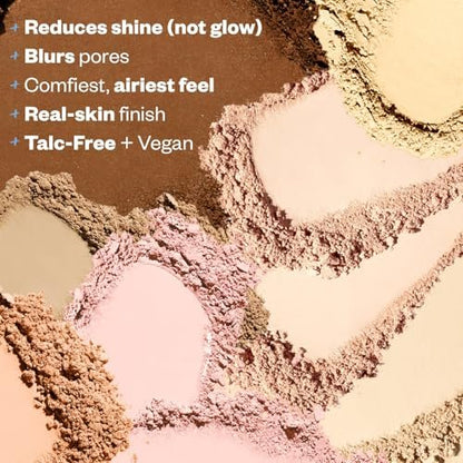 Kosas Cloud Set Baked Setting Powder - Feathery Sheer Light Medium - Shine Control & Soft Natural Finish Avelisse