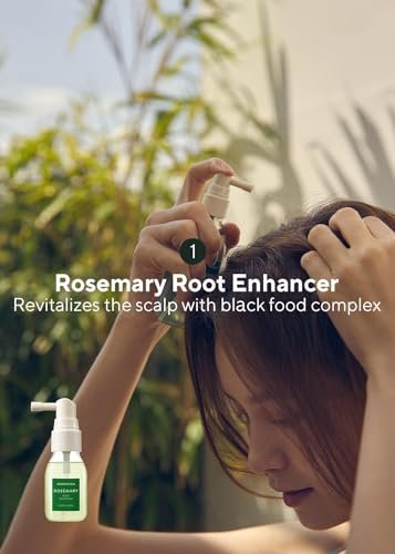 AROMATICA Rosemary Scalp Scaling Trial Kit - Travel Size Korean Hair Care Kit for Women with Mini Wooden Brush, Gentle Exfoliating Scalp Care for Hair Growth, Rosemary Oil & Vegan Formula Avelisse