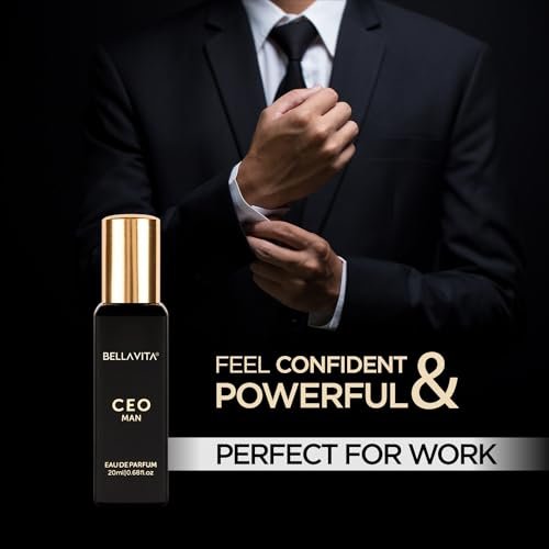 Bellavita Luxury CEO MAN Eau de Parfum – 20 ml Travel Size Fragrance for Men with Mandarin, Lemon, Lavender & Vetiver Notes - görsel 4