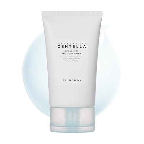 SKIN1004 Hyalu-Cica Moisture Cream – Deep Hydration Face Moisturizer with Hyaluronic Acid & Centella, Lightweight Gel Cream for Korean Skin Care, 2.53 fl oz (75ml) Avelisse