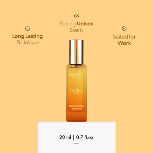 Bellavita Luxury Honey Oud Eau de Parfum - Travel Size Unisex Fragrance (20 ml) - görsel 8