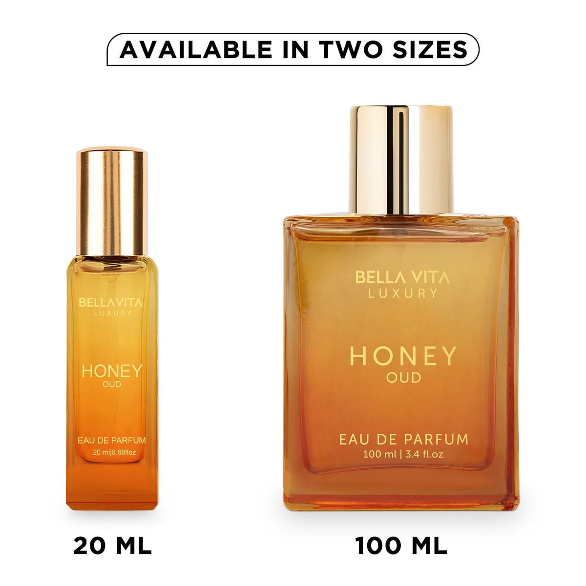 Bellavita Luxury Honey Oud Eau de Parfum - Travel Size Unisex Fragrance (20 ml) - görsel 17