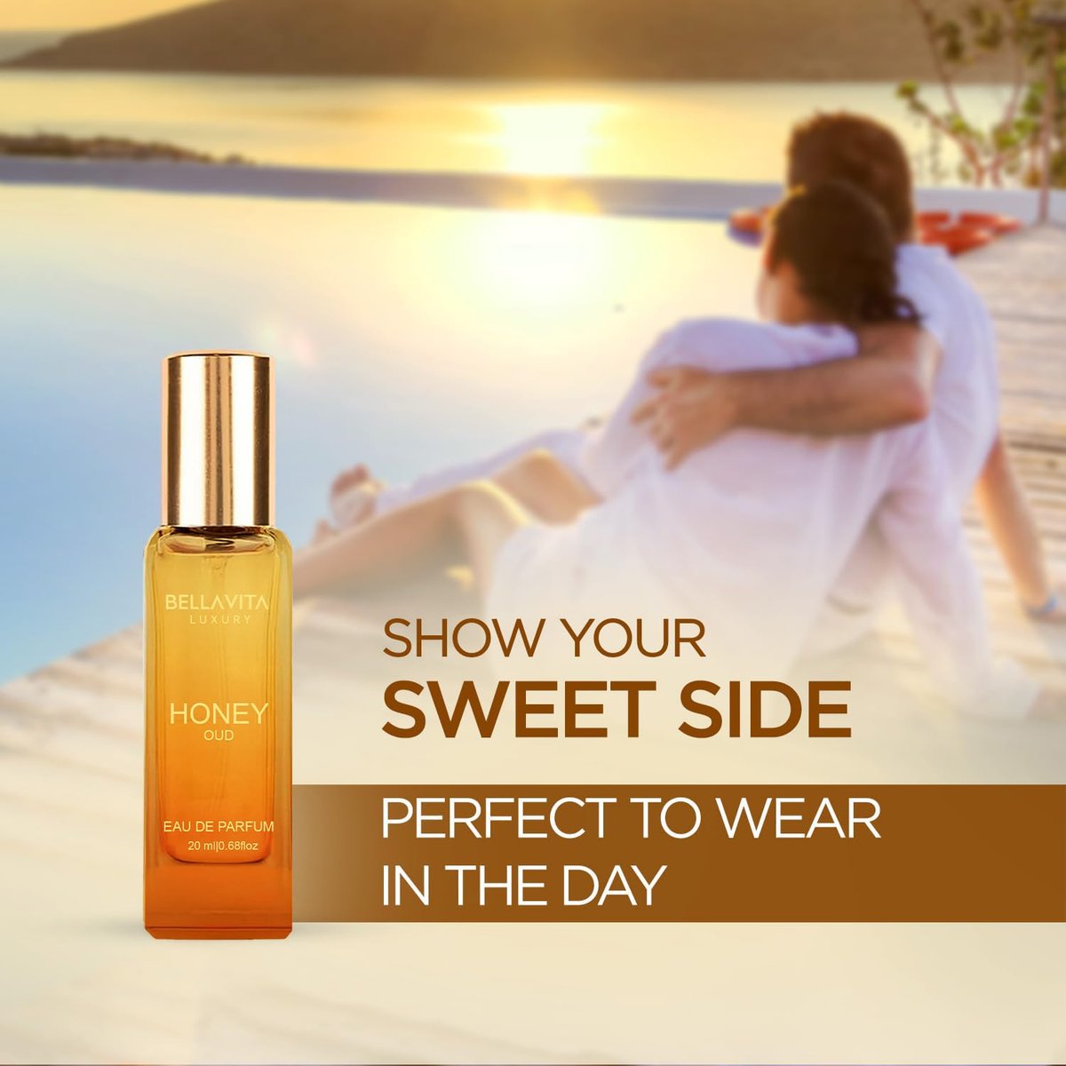 Bellavita Luxury Honey Oud Eau de Parfum - Travel Size Unisex Fragrance (20 ml) - görsel 11