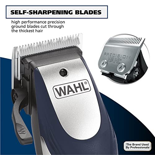 Wahl Lithium Ion Pro Rechargeable Cordless Hair Clippers – Model 79470, 22-Piece Set for Men, Women & Children, Black Avelisse