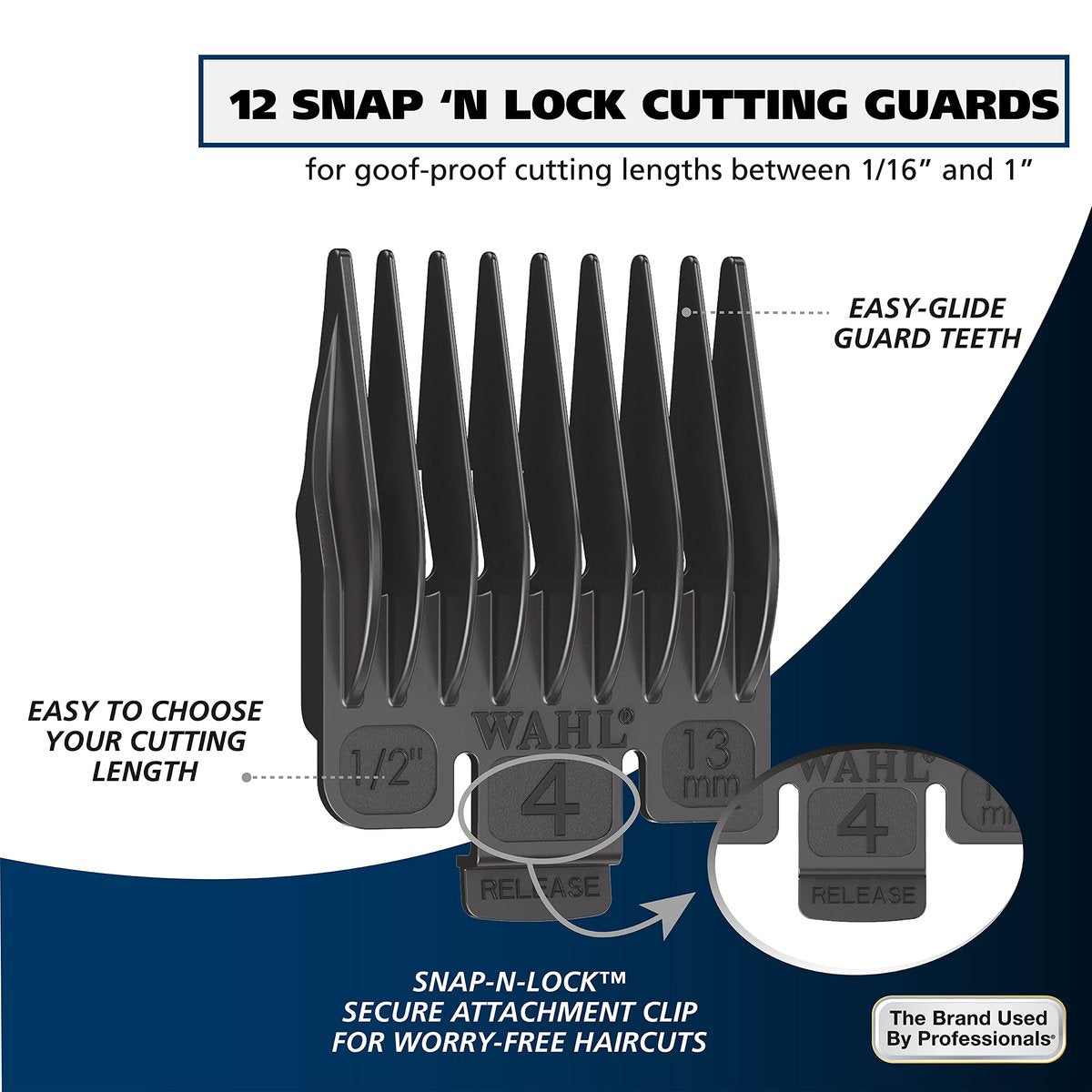 Wahl Lithium Ion Pro Rechargeable Cordless Hair Clippers – Model 79470, 22-Piece Set for Men, Women & Children, Black Avelisse