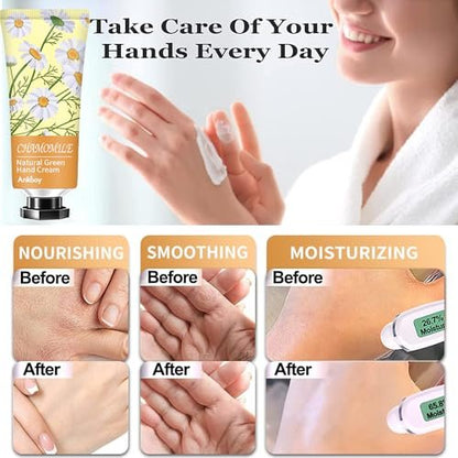 ANKOOY 12 Pack Hand Cream for Dry Cracked Hands - Natural Hand Lotion Travel Size, Mini Lotion Thank You Gifts for Nurse Teacher
