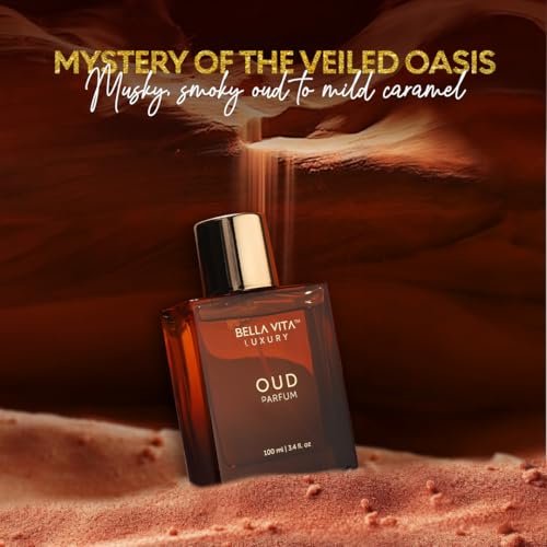Bellavita Luxury OUD Eau de Parfum 100ml - Woody, Caramel, Floral Oud & Musk Unisex Fragrance Avelisse