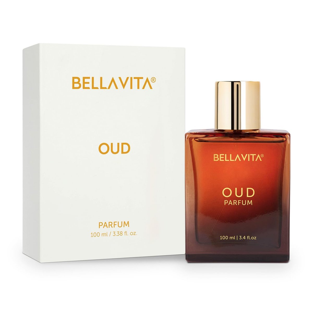 Bellavita Luxury OUD Eau de Parfum 100ml - Woody, Caramel, Floral Oud & Musk Unisex Fragrance Avelisse