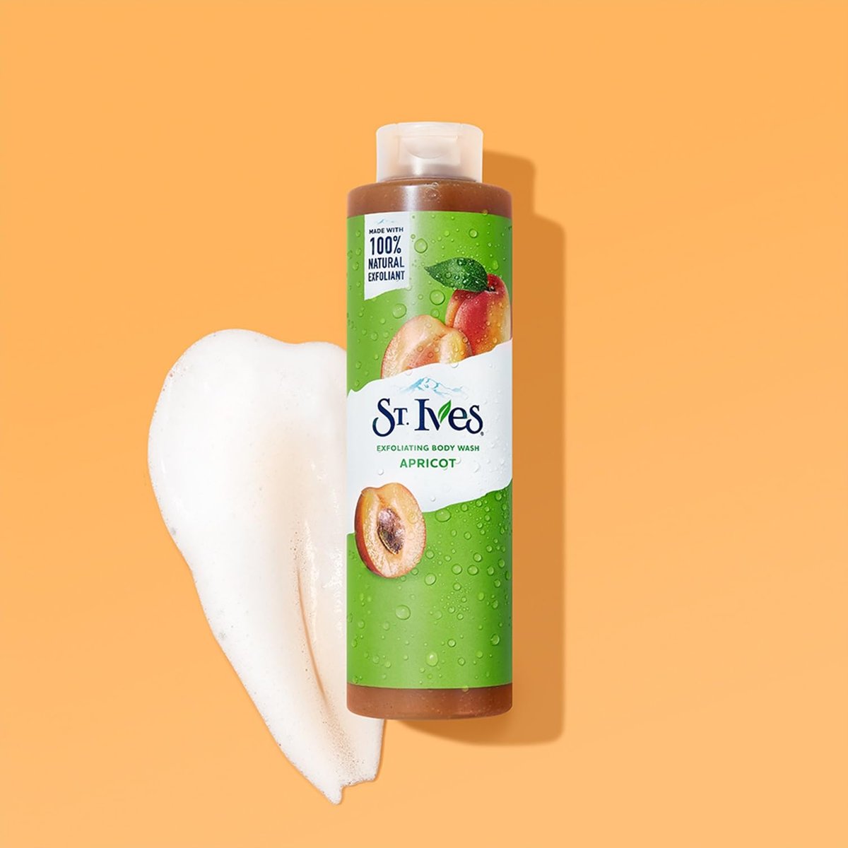 St. Ives Exfoliating Apricot Body Wash & Shower Gel for Women | 100% Natural Extracts | Cruelty Free & Paraben Free | 473ml Avelisse