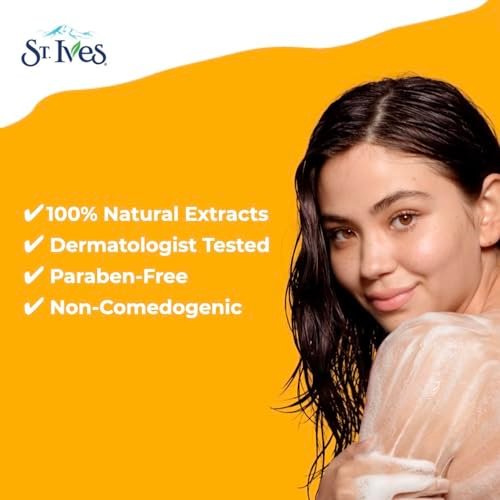 St. Ives Exfoliating Apricot Body Wash & Shower Gel for Women | 100% Natural Extracts | Cruelty Free & Paraben Free | 473ml Avelisse