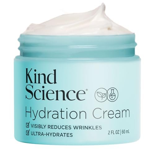 Kind Science Hydration Cream - Anti Aging Face Moisturizer for Women, Fragrance Free, Cruelty Free, 2 oz Avelisse