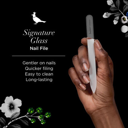 butter London Glass Nail File – Professional Glass Nail File for Natural Nails, Salon-Quality Manicure & Pedicure Tool
