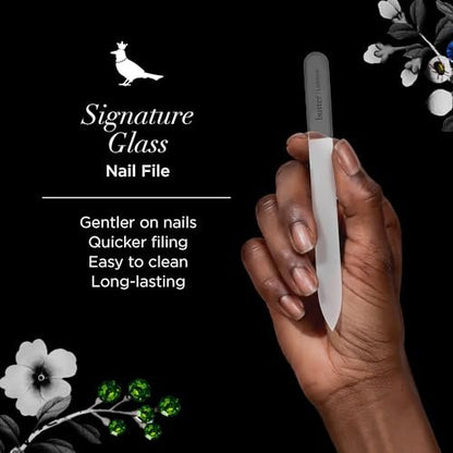 butter London Glass Nail File – Professional Glass Nail File for Natural Nails, Salon-Quality Manicure & Pedicure Tool