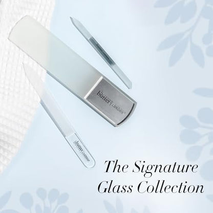 butter London Glass Nail File – Professional Glass Nail File for Natural Nails, Salon-Quality Manicure & Pedicure Tool