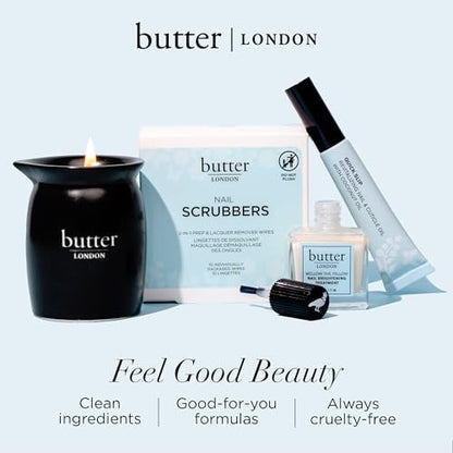 butter London Glass Cuticle Pusher – Professional Manicure & Pedicure Tool for Natural Nails | Signature Glass Collection