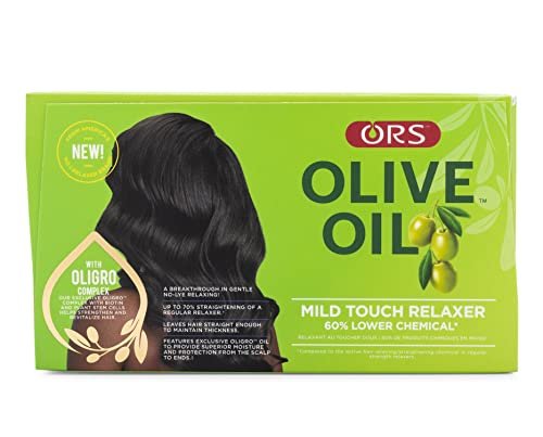 ORS Olive Oil Mild Touch Relaxer 60% Lower Chemical No Lye - Mild Strength, 1 Pound Avelisse