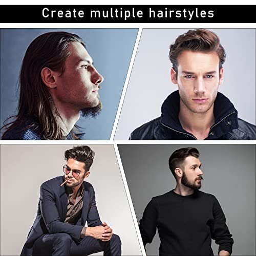 Sieral 4-Piece Hair Styling Combs Set – Wide Tooth & Texture Combs for Men Women, Black Plastic Barber Stylist Tool Kit - görsel 13
