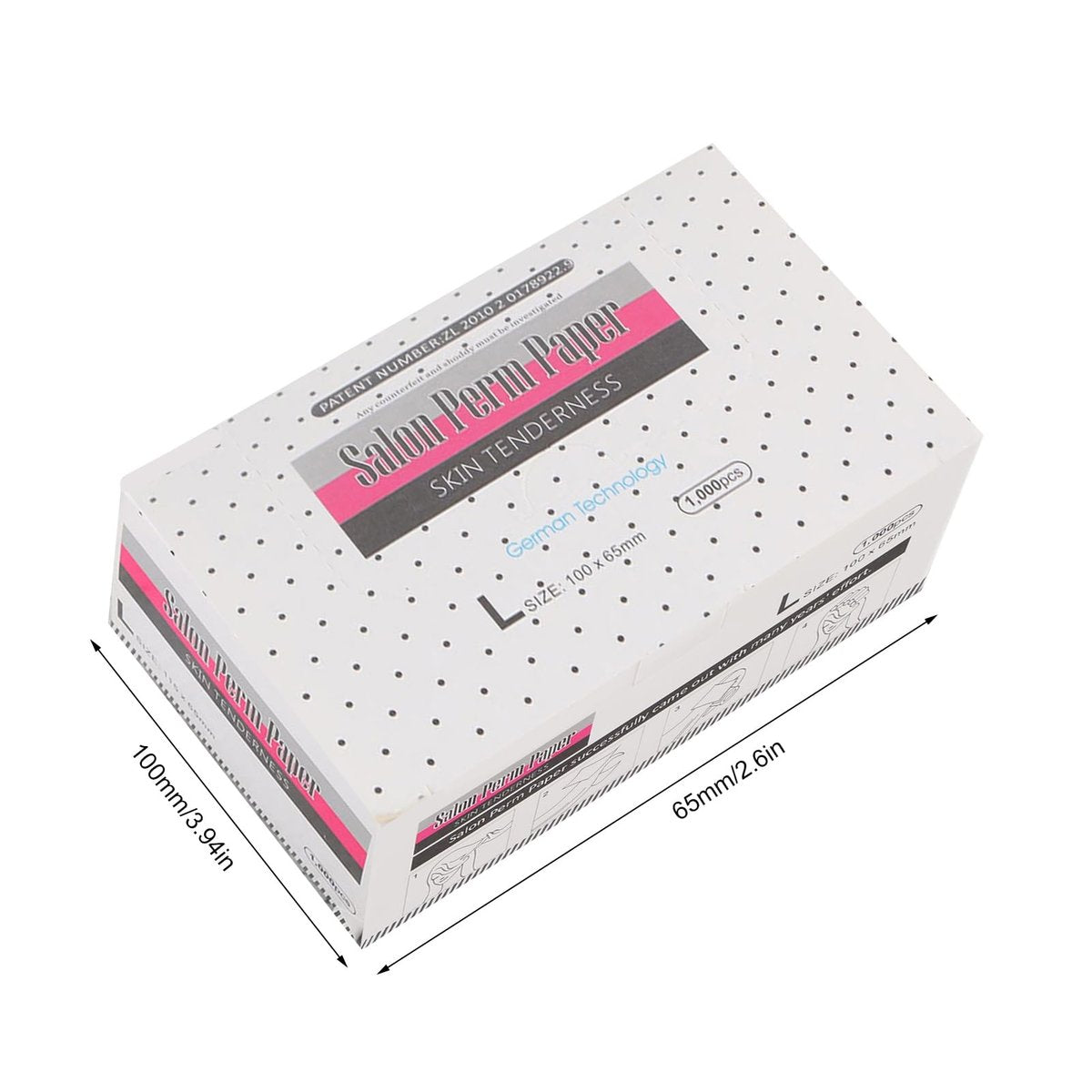 Ultra-Thin Hair Perm Paper Wraps – Breathable Mesh Perming Paper for Salon & Home Use (50 Sheets) - görsel 10