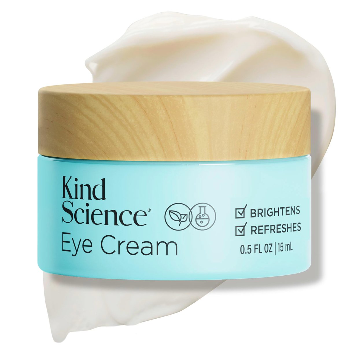 Kind Science by Ellen DeGeneres Eye Cream – Under Eye Cream for Wrinkles, Smooths & Moisturizes – Anti Aging with Hyaluronic Acid & Vitamin C – Fragrance Free, Paraben Free, 0.5 fl oz Avelisse