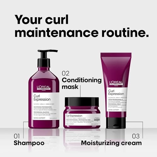 L'Oréal Professionnel Paris Curl Expression Leave-In Cream - Intense Hydration for Curly & Coily Hair, 6.8 Fl Oz Avelisse