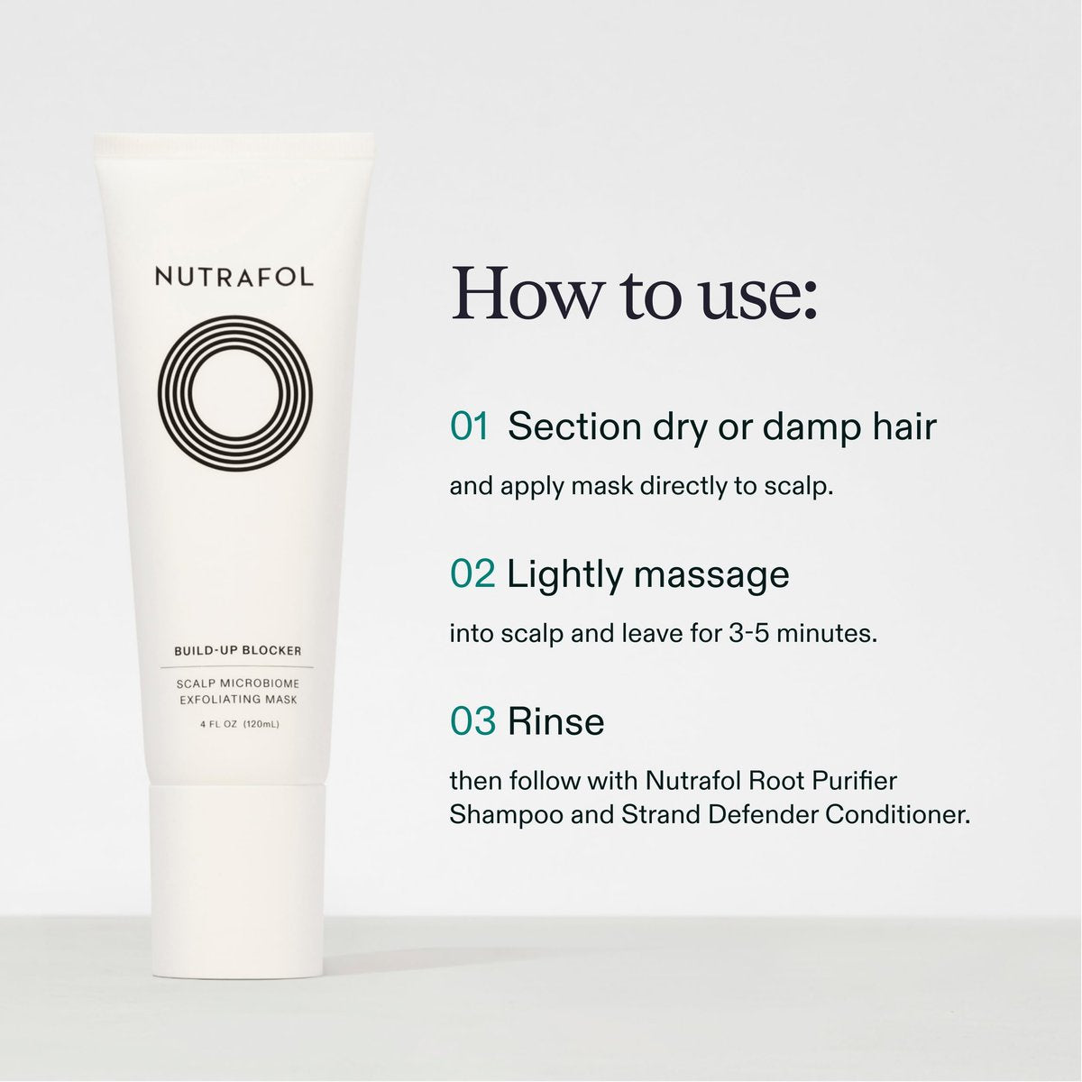Nutrafol Exfoliating Scalp Mask – Eliminates Build-Up & Oil for Healthier Hair, Physician-Formulated, Color & Extension Safe – 4 Fl Oz Avelisse