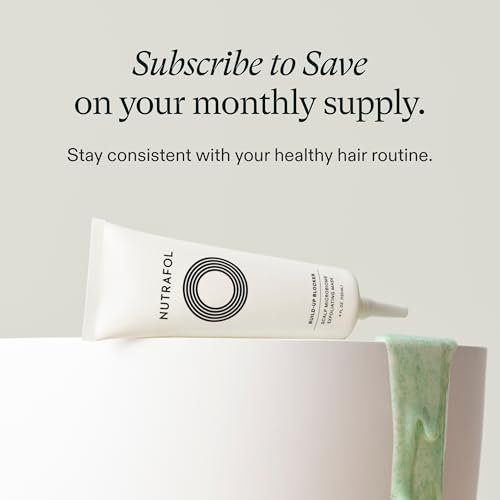 Nutrafol Exfoliating Scalp Mask – Eliminates Build-Up & Oil for Healthier Hair, Physician-Formulated, Color & Extension Safe – 4 Fl Oz Avelisse