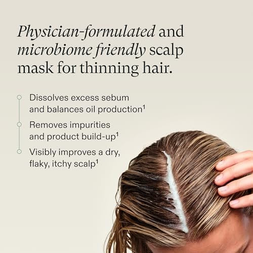 Nutrafol Exfoliating Scalp Mask – Eliminates Build-Up & Oil for Healthier Hair, Physician-Formulated, Color & Extension Safe – 4 Fl Oz Avelisse