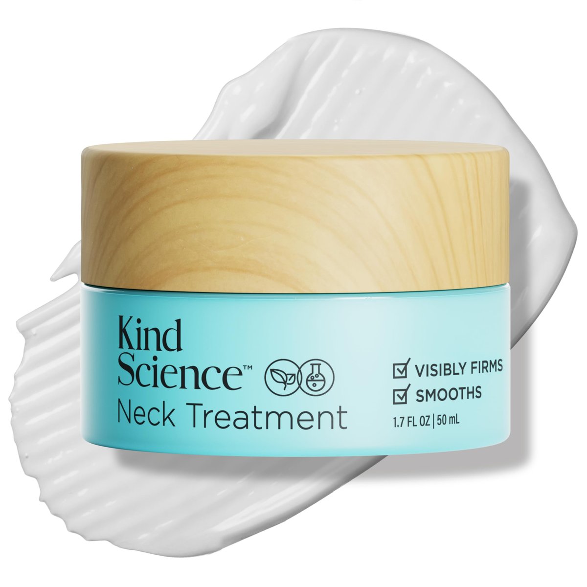 Kind Science Neck Treatment - Firming & Lifting Neck Cream, Anti-Aging, Paraben-Free, 1.7 oz Avelisse