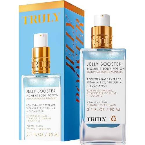 Truly Beauty Jelly Booster Pigment Body Potion - Lightweight Acne Scar Treatment for Face and Body, Fast Absorbing Scar Removal Serum, 3.1 Fl Oz Avelisse