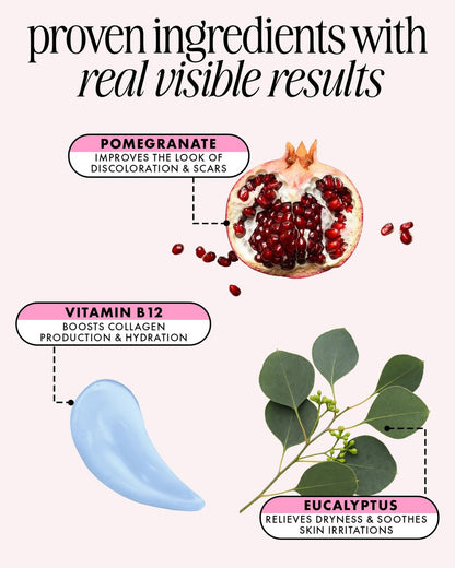 Truly Beauty Jelly Booster Pigment Body Potion - Lightweight Acne Scar Treatment for Face and Body, Fast Absorbing Scar Removal Serum, 3.1 Fl Oz Avelisse