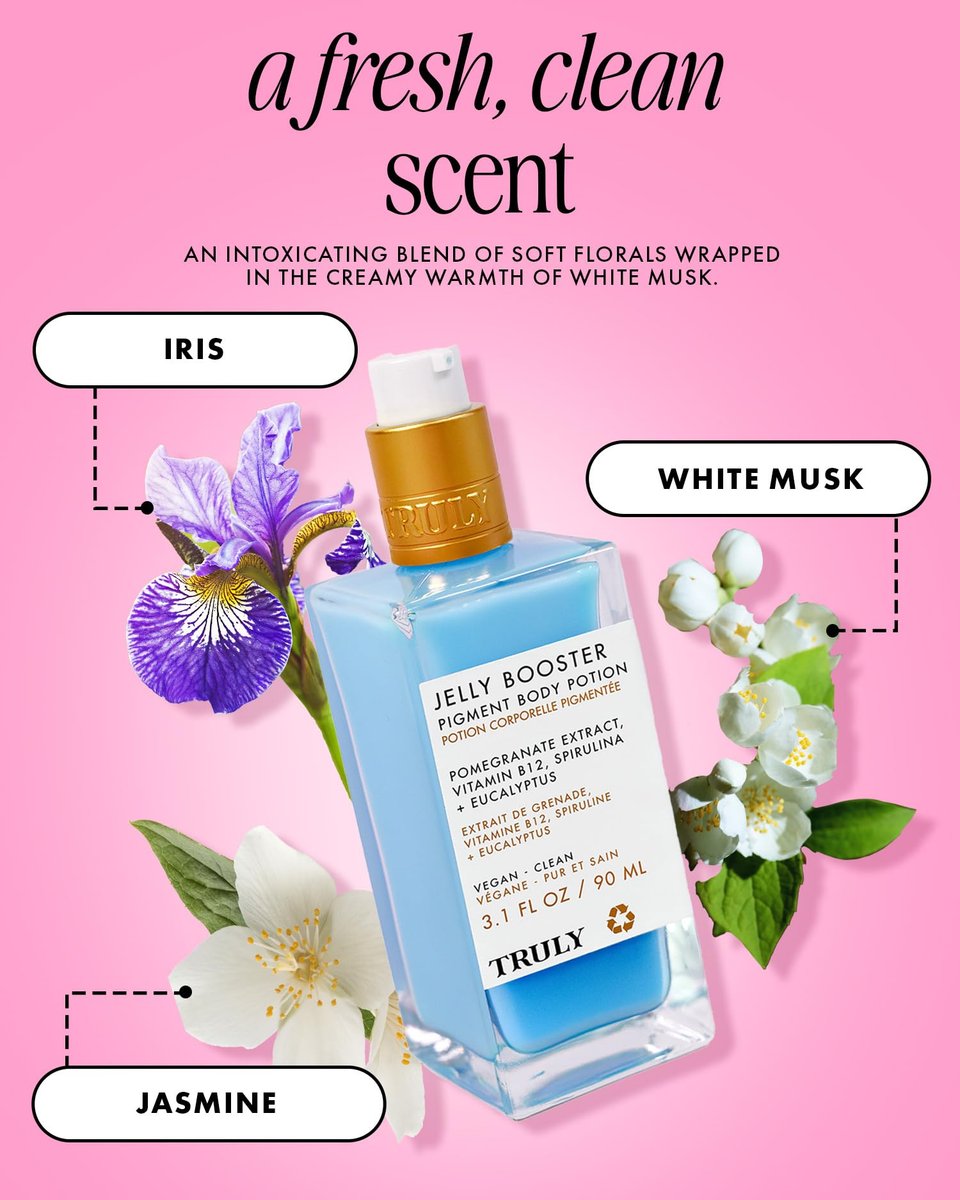 Truly Beauty Jelly Booster Pigment Body Potion - Lightweight Acne Scar Treatment for Face and Body, Fast Absorbing Scar Removal Serum, 3.1 Fl Oz Avelisse