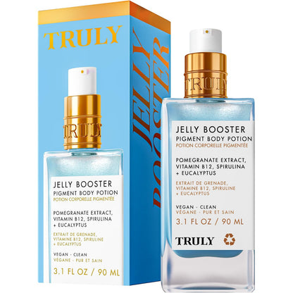 Truly Beauty Jelly Booster Pigment Body Potion - Lightweight Acne Scar Treatment for Face and Body, Fast Absorbing Scar Removal Serum, 3.1 Fl Oz Avelisse